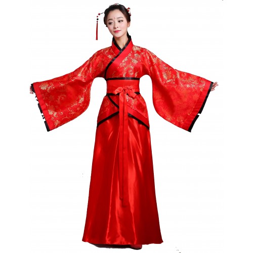 китайский костюм гейша Ханфу Hanfu Японский
