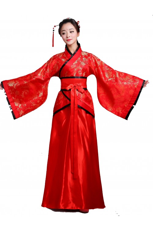китайский костюм гейша Ханфу Hanfu Японский